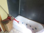 Off-Grid Shower: Pump Water from the Cistern